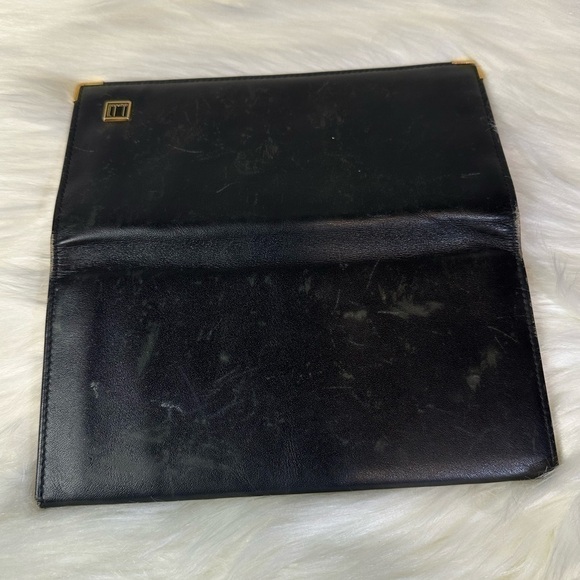 DUNHILL leather long wallet in black - Picture 8 of 17